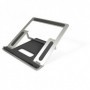Inter-Tech NBS-100 Supporto per computer portatile Nero, Argento (88885558)