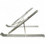 Inter-Tech NBS-200 39,6 cm (15.6") Supporto per computer portatile Argento (88885559)