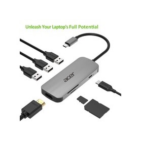 Acer HP.DSCAB.008 replicatore di porte e docking station per notebook Cablato USB 3.2 Gen 2 (3.1 Gen 2) Type-C Ar (HP.DSCAB.008)