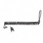 Kensington K66645EUL cavo di sicurezza Nero, Argento 2,28 m (K66645EUL)