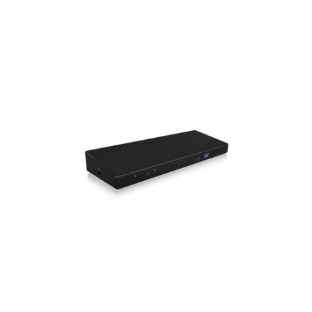 ICY BOX IB-DK2244AC Cablato USB 3.2 Gen 1 (3.1 Gen 1) Type-C Nero (60573)