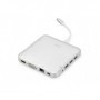 Digitus DA-70863 replicatore di porte e docking station per notebook Cablato USB 3.2 Gen 2 (3.1 Gen 2) Type-C Argento (DA-70863)