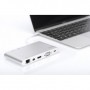 Digitus DA-70861 docking station per dispositivo mobile Argento (DA-70861)