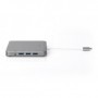Digitus DA-70876 replicatore di porte e docking station per notebook Cablato USB 3.2 Gen 1 (3.1 Gen 1) Type-C Grigio (DA-70876)