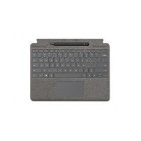Microsoft Signature with Slim Pen 2 Platino Microsoft Cover port QWERTY Italiano (8X8-00070)