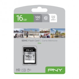 PNY Elite 16 GB SDHC UHS-I Classe 10 (P-SD16GU1100EL-GE)