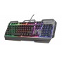 Trust GXT 856 Torac tastiera USB QWERTY Italiano Nero (23741) (23741_PROMO)