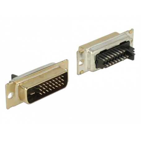 DeLOCK 65883 cavo di collegamento DVI 24+1 Argento (65883)