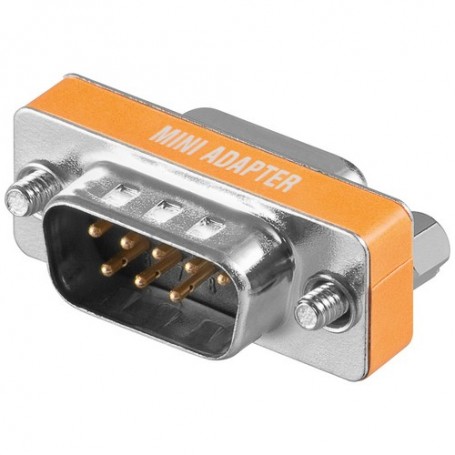 Goobay 50687 SUB-D 9 pin Argento (50687-GB)