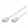 Goobay Cat5e Flat 5-050 0.50m cavo di rete Bianco 0,5 m (93357)