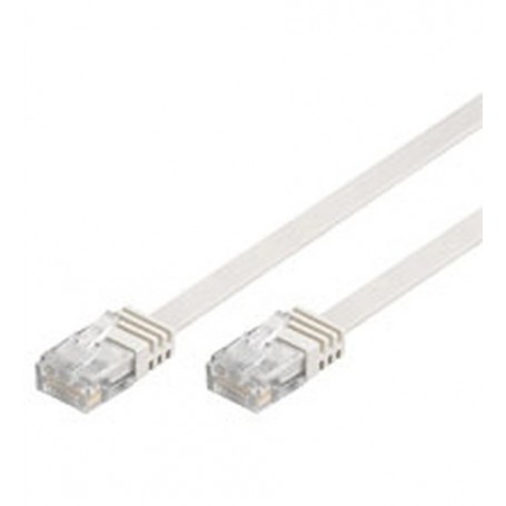 Goobay Cat5e Flat 5-500 5.0m cavo di rete Bianco 5 m (93361)