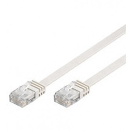 Goobay Cat5e Flat 5-700 7.0m cavo di rete Bianco 7 m (93362)