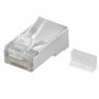 Goobay CAT 5 RJ45/8P8C cavo di collegamento Argento (68079)