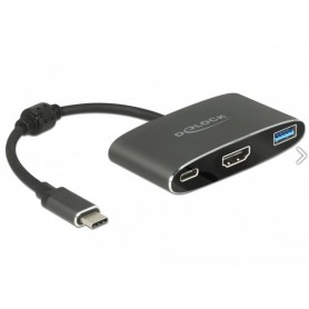 DeLOCK 62991 adattatore grafico USB 3840 x 2160 Pixel Grigio (62991)