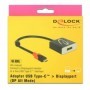 DeLOCK 62999 adattatore grafico USB 3840 x 2160 Pixel Nero (62999)