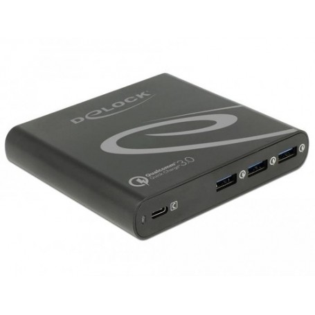 DeLOCK 41431 Caricabatterie per dispositivi mobili Nero Interno (41431)
