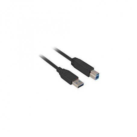Sharkoon 2m, USB3.0-A/USB3.0-B cavo USB USB 3.2 Gen 1 (3.1 Gen 1) USB A USB B Nero (4044951015641)