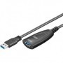 Goobay 5m USB 3.0 cavo USB USB 3.2 Gen 1 (3.1 Gen 1) USB A Nero (95727)