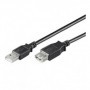 Goobay USB Ext AA 300 HiSpeed Black 3m cavo USB USB A Nero (68904)