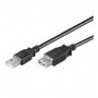 Goobay USB Ext AA 500 HiSpeed Black 5m cavo USB USB A Nero (68905)