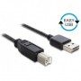 DeLOCK 2m USB 2.0 A - B m/m cavo USB USB A USB B Nero (83359)