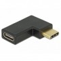 DeLOCK 65915 adattatore per inversione del genere dei cavi 1 x USB Type-C Male 1 x USB 3.1 Gen 2 Type-C™ female Nero (65915)