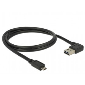 DeLOCK 85165 cavo USB 1 m USB 2.0 USB A Micro-USB B Nero (85165)