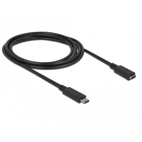 DeLOCK SuperSpeed USB cavo USB 2 m USB 3.2 Gen 1 (3.1 Gen 1) USB C Nero (85542)
