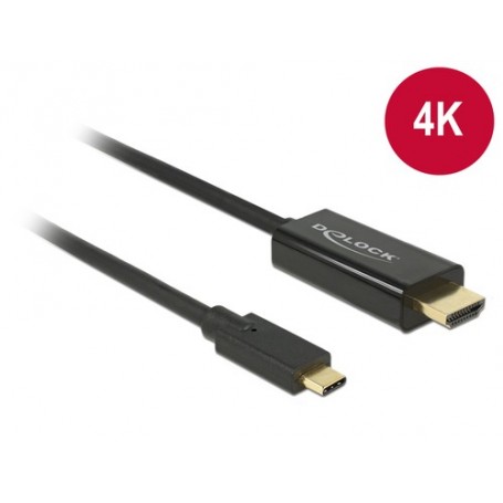 DeLOCK 85260 cavo e adattatore video 3 m USB tipo-C HDMI Nero (85260)
