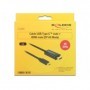DeLOCK 85260 cavo e adattatore video 3 m USB tipo-C HDMI Nero (85260)