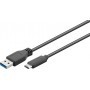 Goobay 45247 cavo USB 0,15 m USB 3.2 Gen 1 (3.1 Gen 1) USB A USB C Nero (45247)