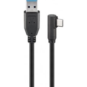 Wentronic 66503 cavo USB 2 m USB 3.2 Gen 1 (3.1 Gen 1) USB C USB A Nero (66503)