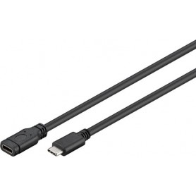 Goobay 45393 cavo USB 1 m USB 3.2 Gen 1 (3.1 Gen 1) USB C Nero (45393)