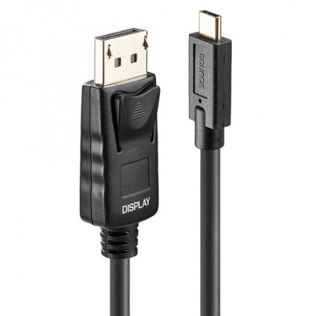 Lindy 43307 cavo e adattatore video 10 m USB tipo-C DisplayPort Nero (43307)