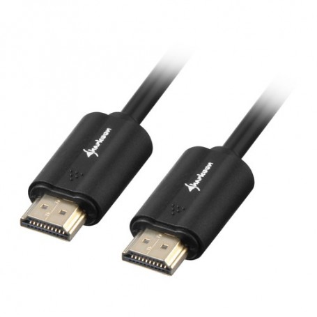 Sharkoon HDMI/HDMI 4K, 12.5m cavo HDMI 12,5 m HDMI tipo A (Standard) Nero (4044951018086)