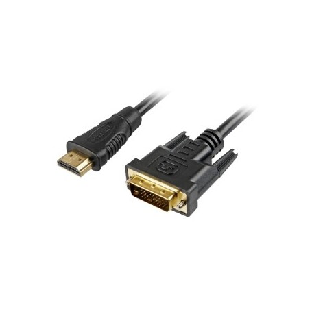 Sharkoon 2m, HDMI/DVI-D Nero (4044951015214)