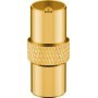 Wentronic 70313 cavo coassiale 1 m Bianco (70313)