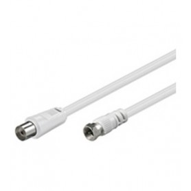 Goobay AKFC 150 1.5m cavo coassiale 1,5 m F Bianco (11829)