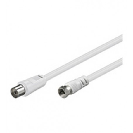 Goobay AKFC 500 5.0m cavo coassiale 5 m SAT Bianco (11831)