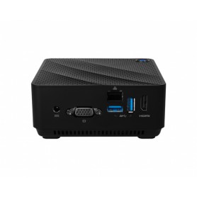 MSI CUBI N JSL-001BEU barebone per PC/stazione di lavoro PC con dimensioni 0,45 l Nero Intel SoC N6000 1,1 GHz (936-B0A111-001)