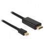 DeLOCK 83698 cavo e adattatore video 1 m Mini DisplayPort HDMI Nero (83698)
