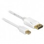 DeLOCK 83485 cavo DisplayPort 7 m Mini DisplayPort Bianco (83485)