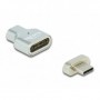 DeLOCK 66433 adattatore per inversione del genere dei cavi Thunderbolt 3/ USB C Argento (66433)