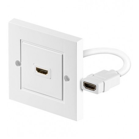 Goobay 51722 cavo HDMI HDMI tipo A (Standard) Bianco (51722)