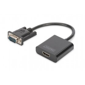 Digitus DA-70473 cavo e adattatore video 0,15 m VGA (D-Sub) Nero (DA-70473)