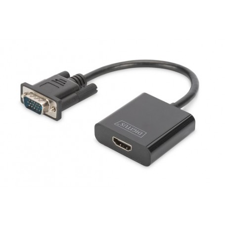 Digitus DA-70473 cavo e adattatore video 0,15 m VGA (D-Sub) Nero (DA-70473)