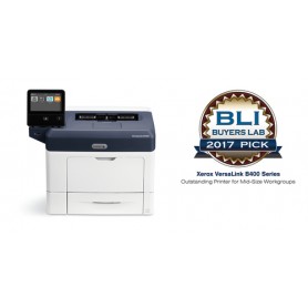 Xerox VersaLink B400 A4 45 ppm Fronte/retro venduto PS3 PCL5e/6 2 vassoi Totale 700 fogli (B400V_DN)