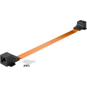 Goobay 71413 cavo di rete Trasparente 0,5 m (71413)