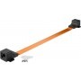 Goobay 71413 cavo di rete Trasparente 0,5 m (71413)
