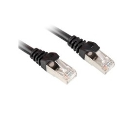 Sharkoon 0.5m Cat.6 S/FTP cavo di rete Nero 0,5 m Cat6 S/FTP (S-STP) (4044951014972)